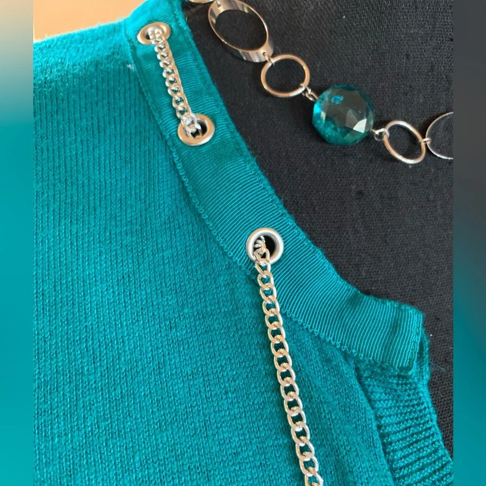 7th Avenue Design Studio‎ Chain Cardigan